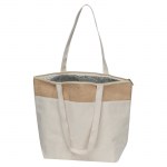 Geantă frigorifică din bumbac și iută(1)